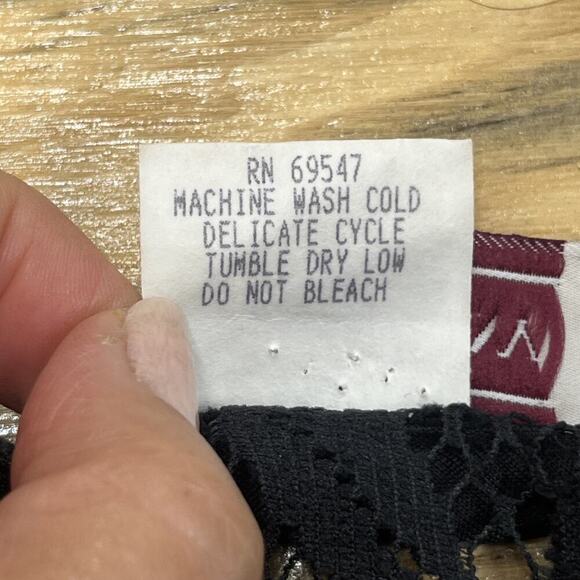 VTG Fishnet 24W Crochet Pullover Tunic Floral Festival Cottage Whimsigoth Witchy - Picture 7 of 7